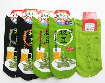 面白ソックス　枝豆（色おまかせ）