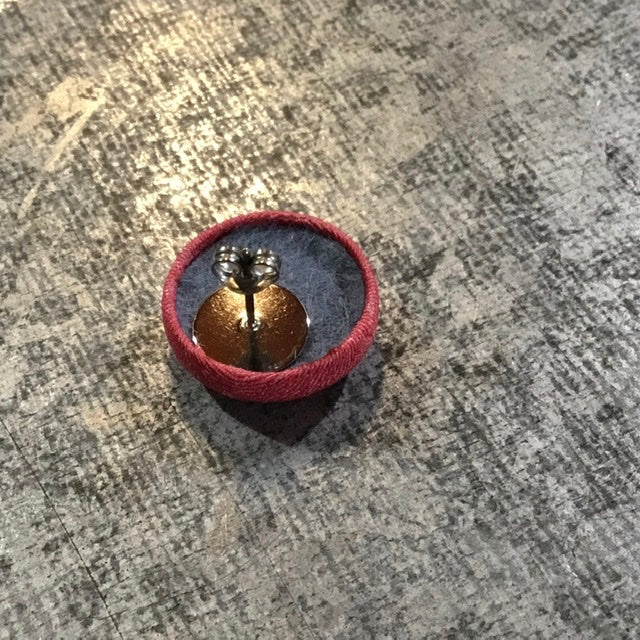 十六の和の色　もへじピアス（片耳用）