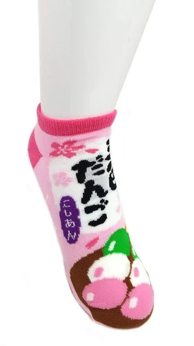 面白ソックス　三色だんご